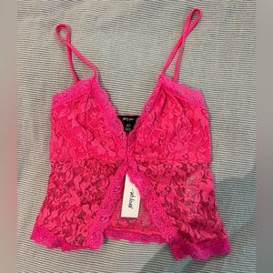 NASTY GAL- lace tank top